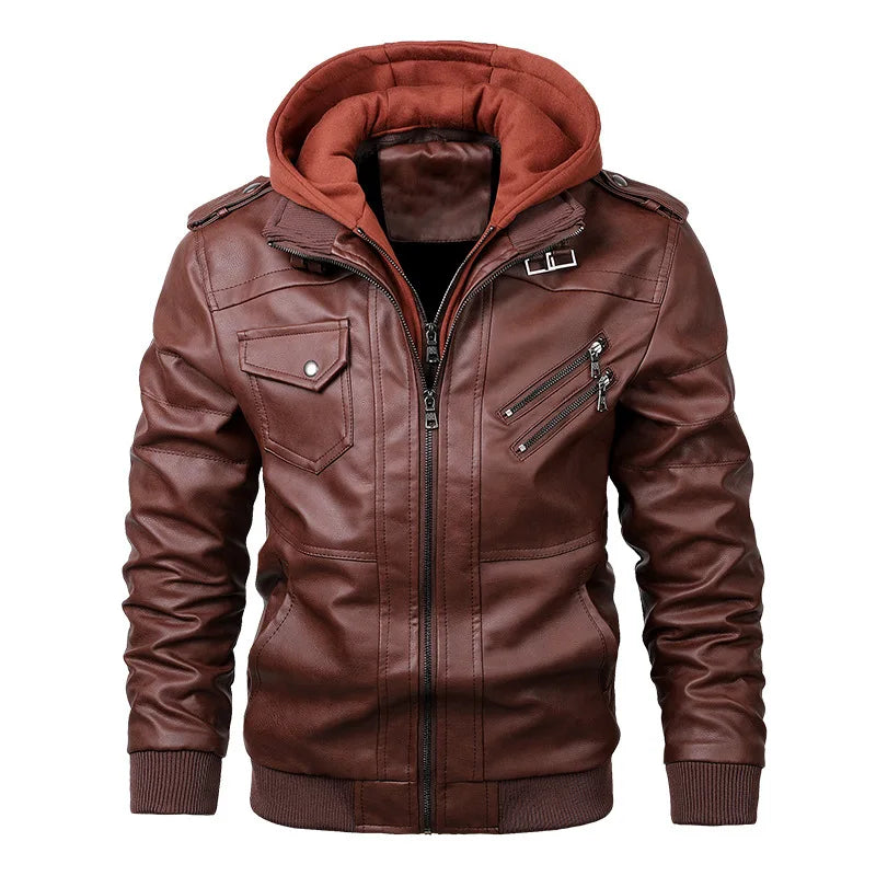 BIKER | ABRIGO DE CUERO