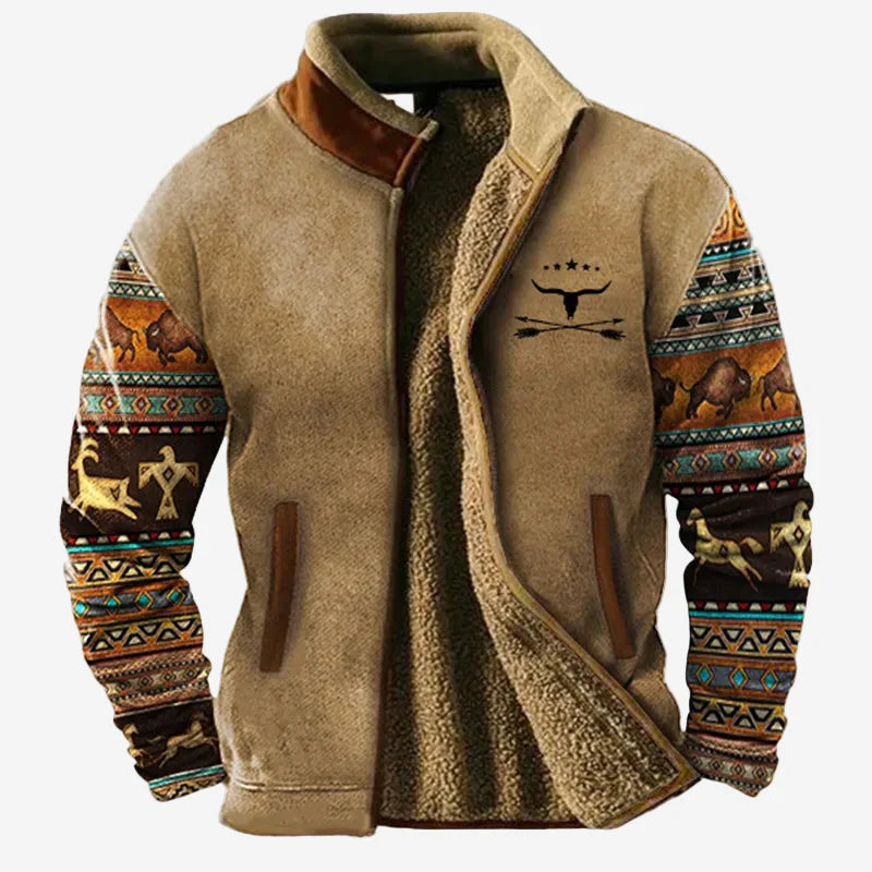 INDIAN | ABRIGO ESTAMPADO
